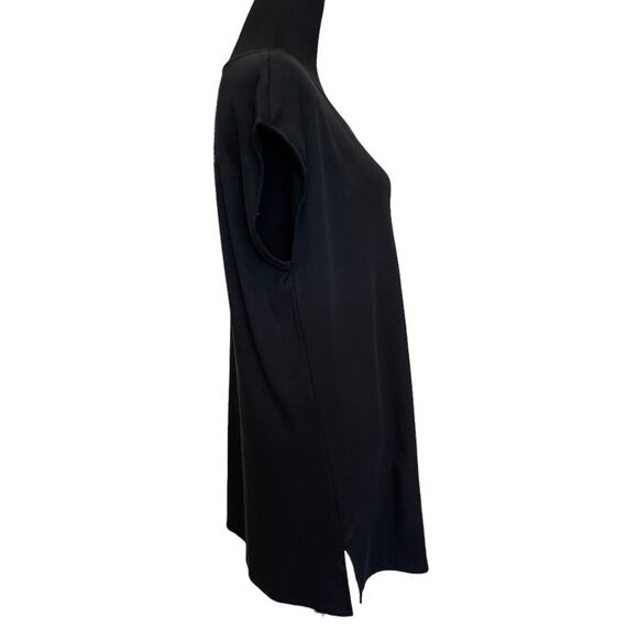 New ~ EILEEN FISHER ~  Cap Sleeve Tunic Top XS OVERSIZED 100% Organic Cotton - Picture 2 of 11